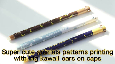 Erasable Gel Pen Cute Animal Shape Erasable Pens With Eraser