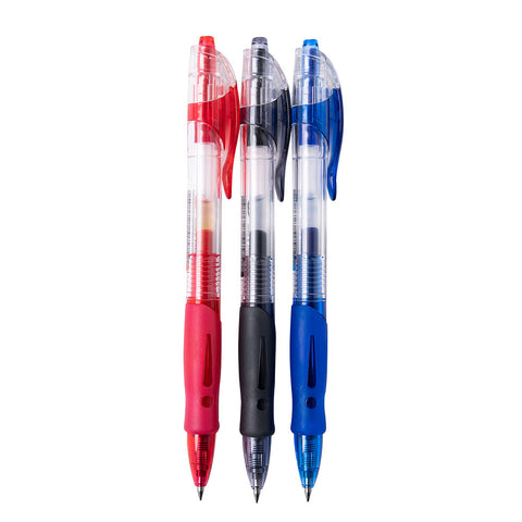 Retractable Gel Pen  0.5MM Comfort grip