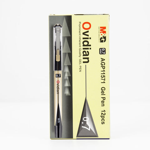 Stick Gel Pen 0.7mm With Metal Clip