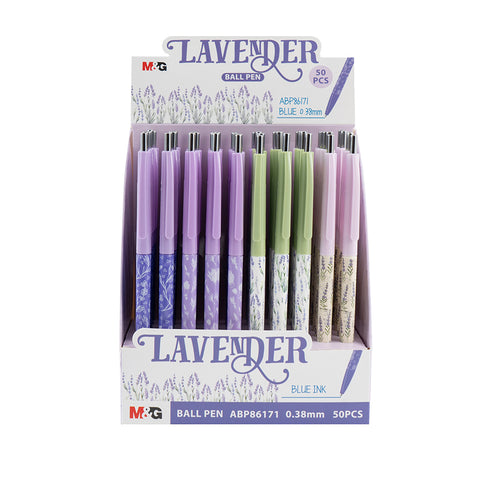 Lavender Retractable Ball Pen 0.38mm