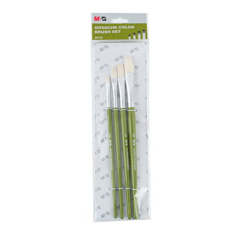 Guoache Paint Brush Set 4Pcs