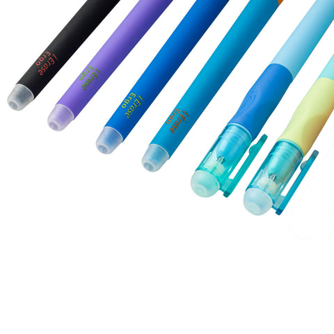 7940 Erasable gel ink pen 12 Pcs/ Fancy Cute Blue Gel Pen with attached  Magic Wipe